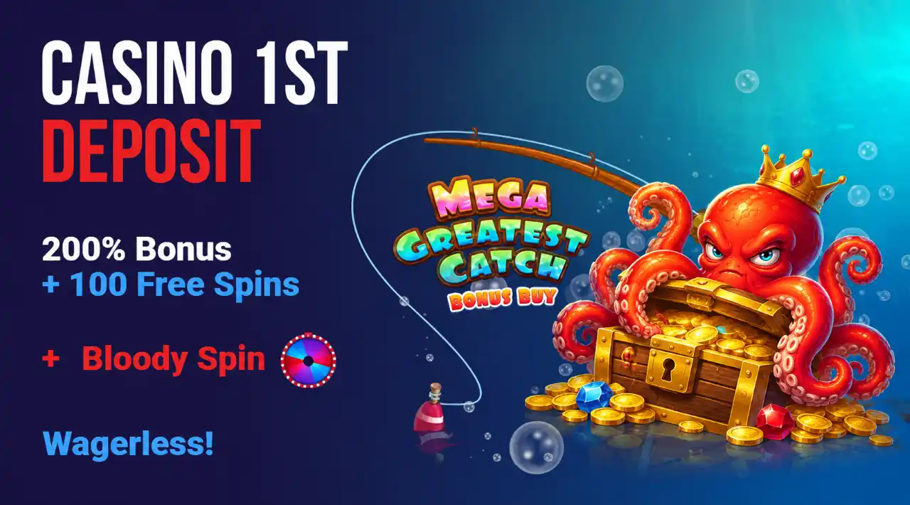 Bloody Slots Casino fist deposit bonus
