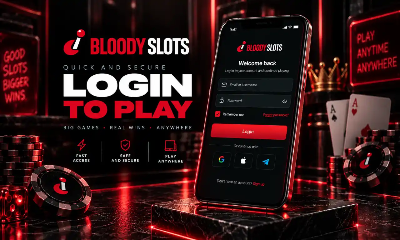 Bloody Slots Casino how to login